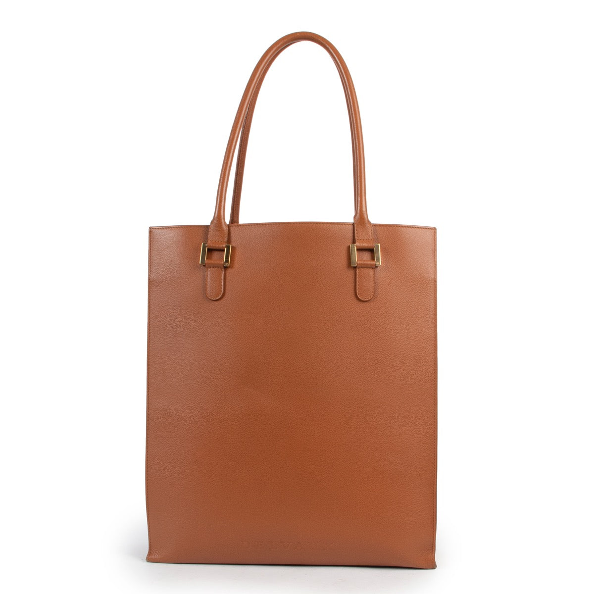 Shop safe online at Labellov in Antwerp this 100% authentic second hand Delvaux Cognac Le Jeff Shoulder Bag
