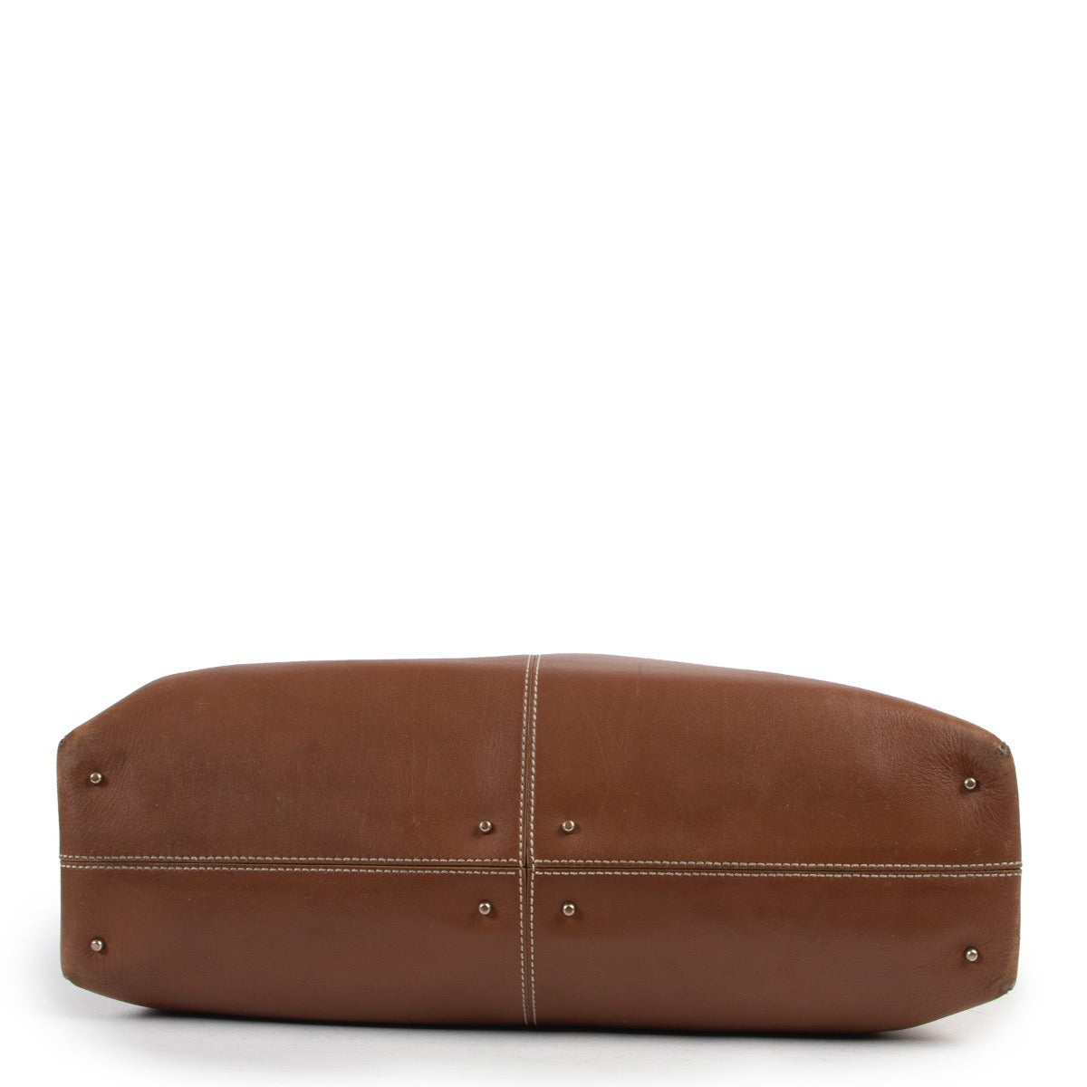 Shop safe online 100% authentic second hand Tods Brown Leather D-Bag in good preloved condition at Labellov in Antwerp.