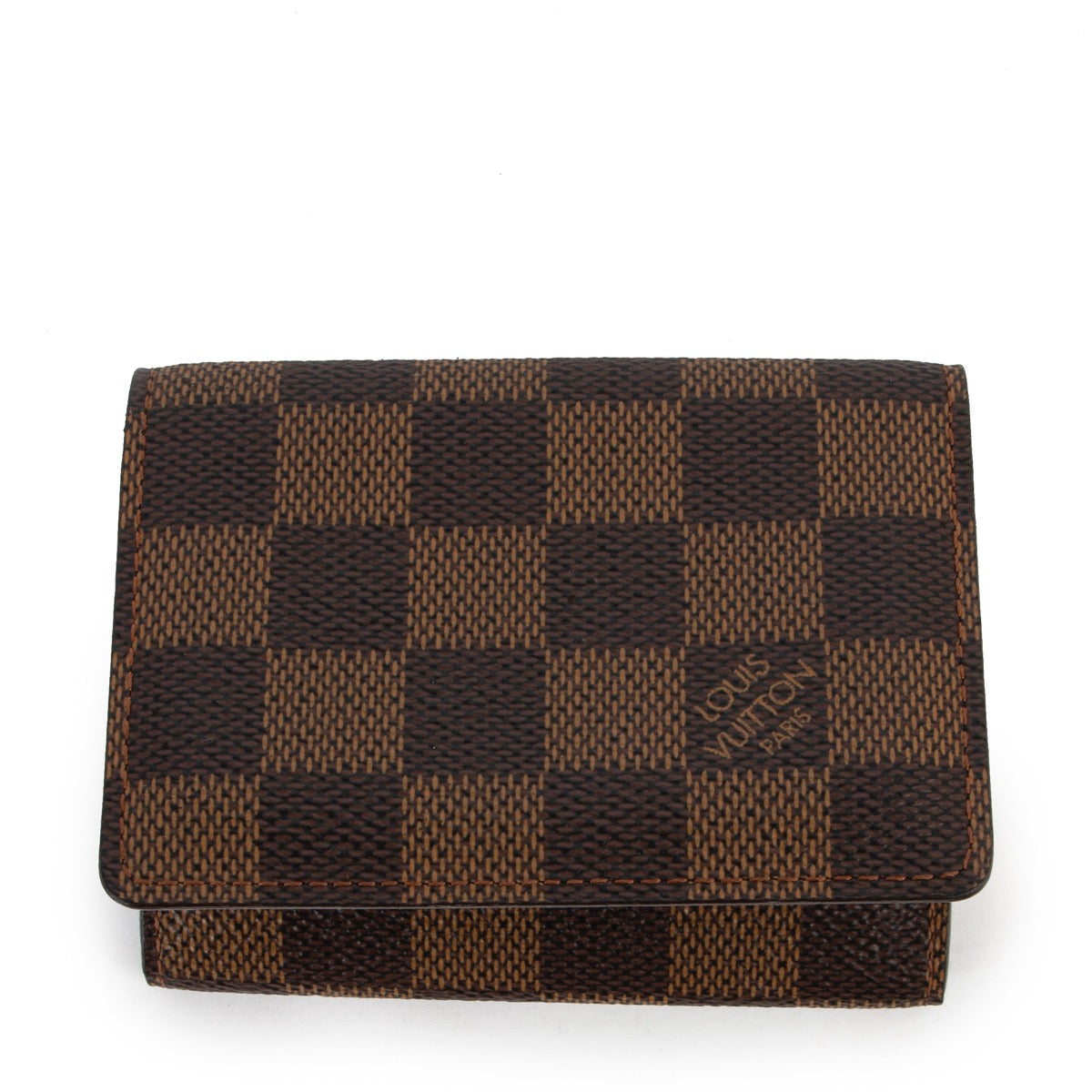 Shop safe online at Labellov in Antwerp this 100% authentic second hand Louis Vuitton Damier Canvas Card Holder