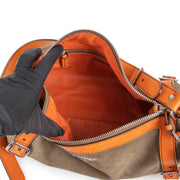 Shop safe online at Labellov in Antwerp this 100% authentic second hand Prada Green Nubuck Shoulder Bag