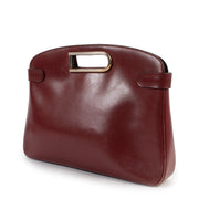 Shop safe online at labellov in Antwerp this 100% authentic second hand preloved Delvaux Burgundy Clutch