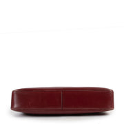 Shop safe online at labellov in Antwerp this 100% authentic second hand preloved Delvaux Burgundy Clutch