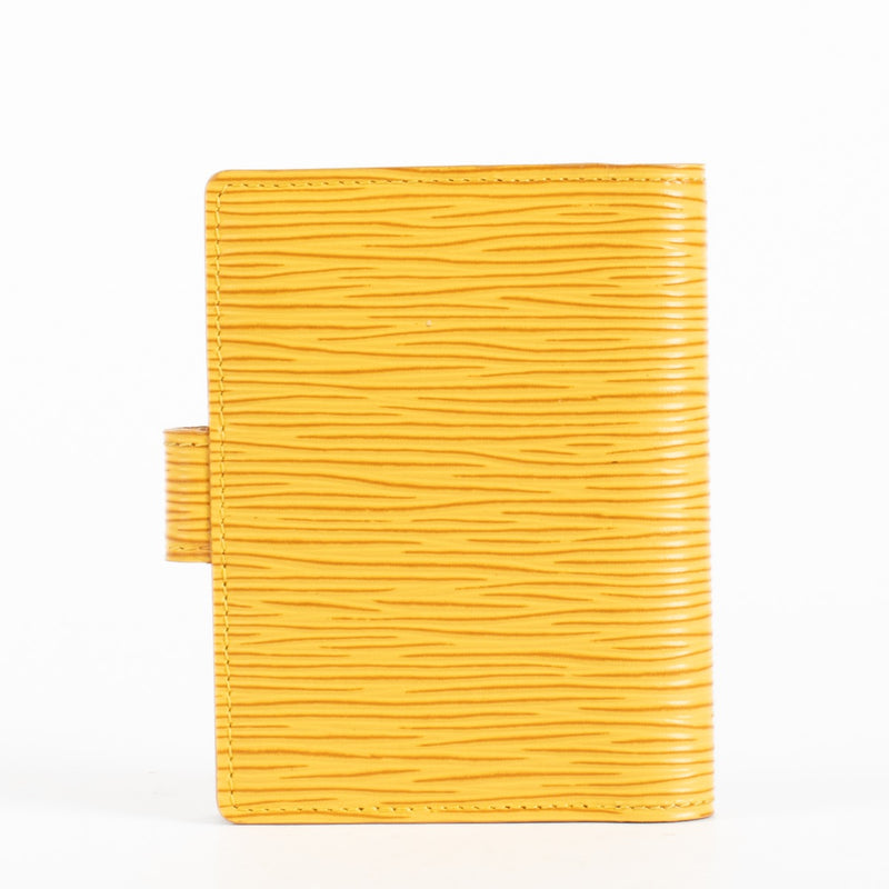 Authentic pre-loved Louis Vuitton Mini Yellow Agenda Cover on Labellov.com