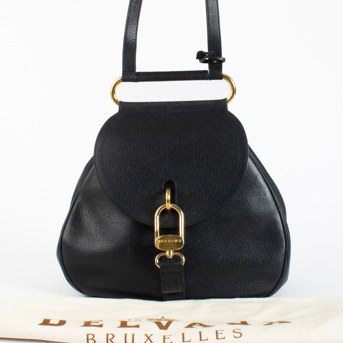 Authentic Preloved Delvaux Marine Jumping Cerceau GM Shoulder Bag on Labellov.com
