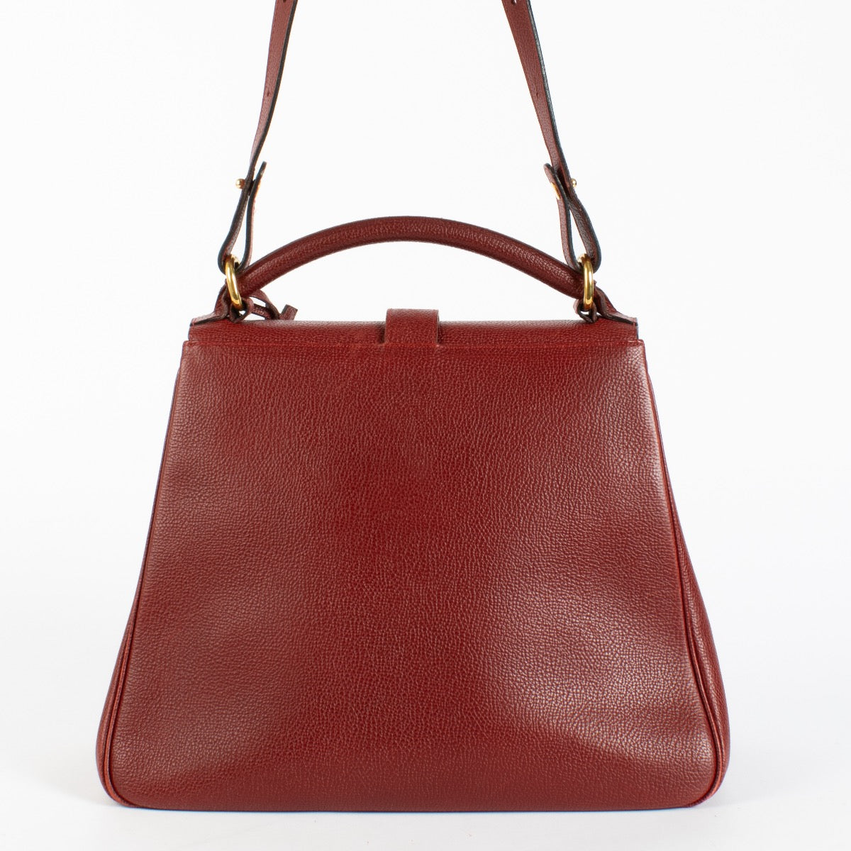 Authentic Preloved Delvaux Rosso Gin Fizz Shoulder Bag on labellov.com