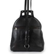 Shop safe online 100% authentic second hand in very good condition Delvaux Black Leather Backpack