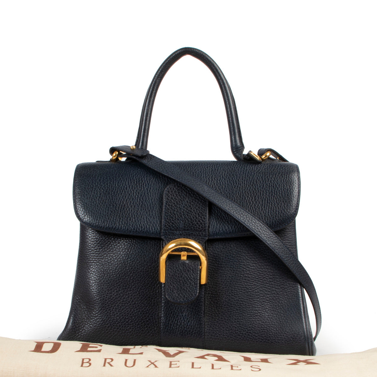 Delvaux Blue Brillant MM + Strap