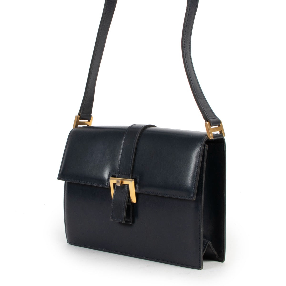 Delvaux Dark Blue Shoulder Bag