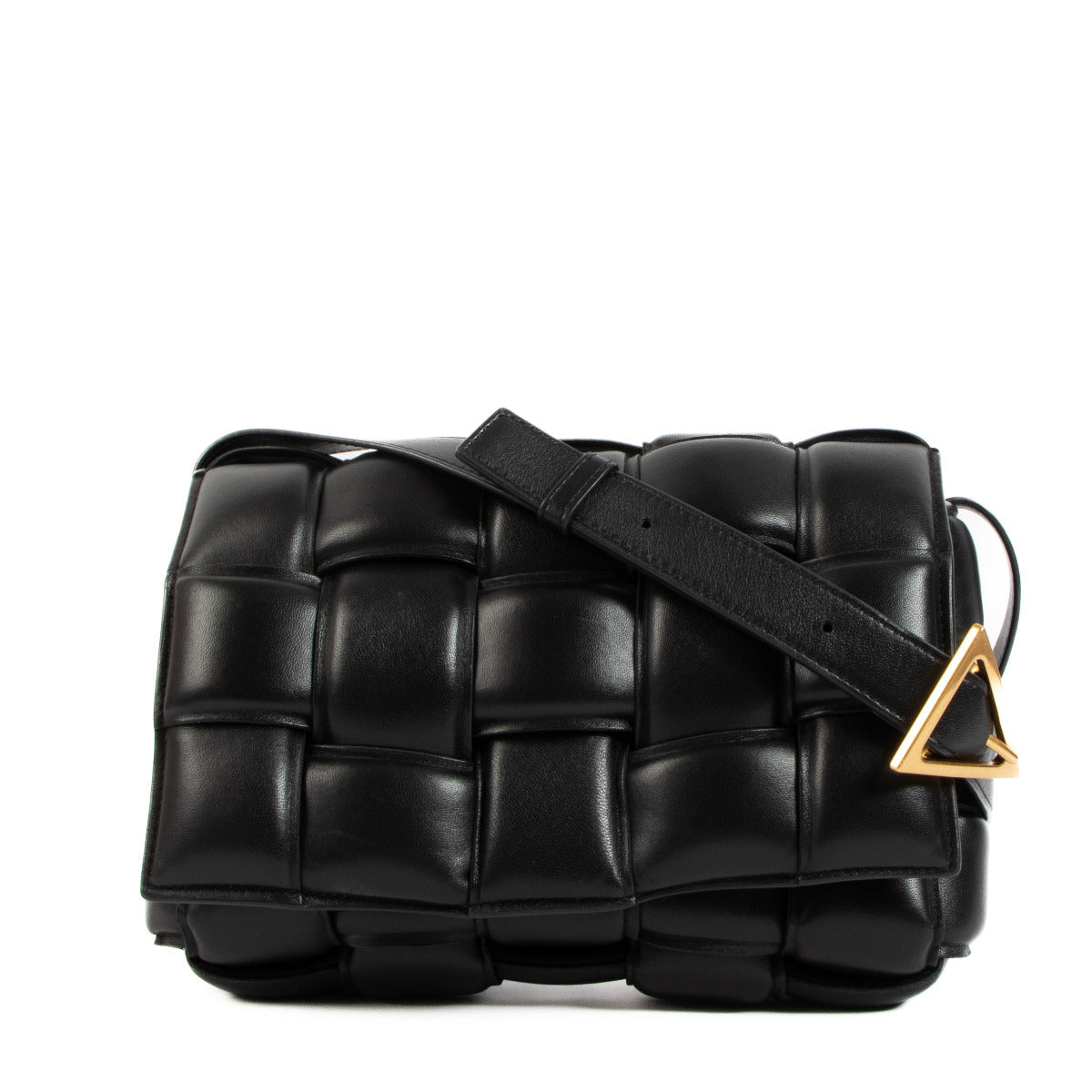 Bottega Veneta Zwarte Padded Cassette Tas