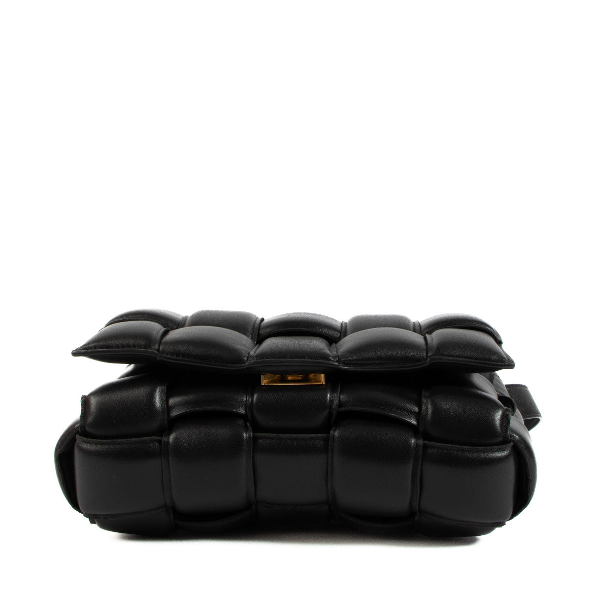 Bottega Veneta Zwarte Padded Cassette Tas