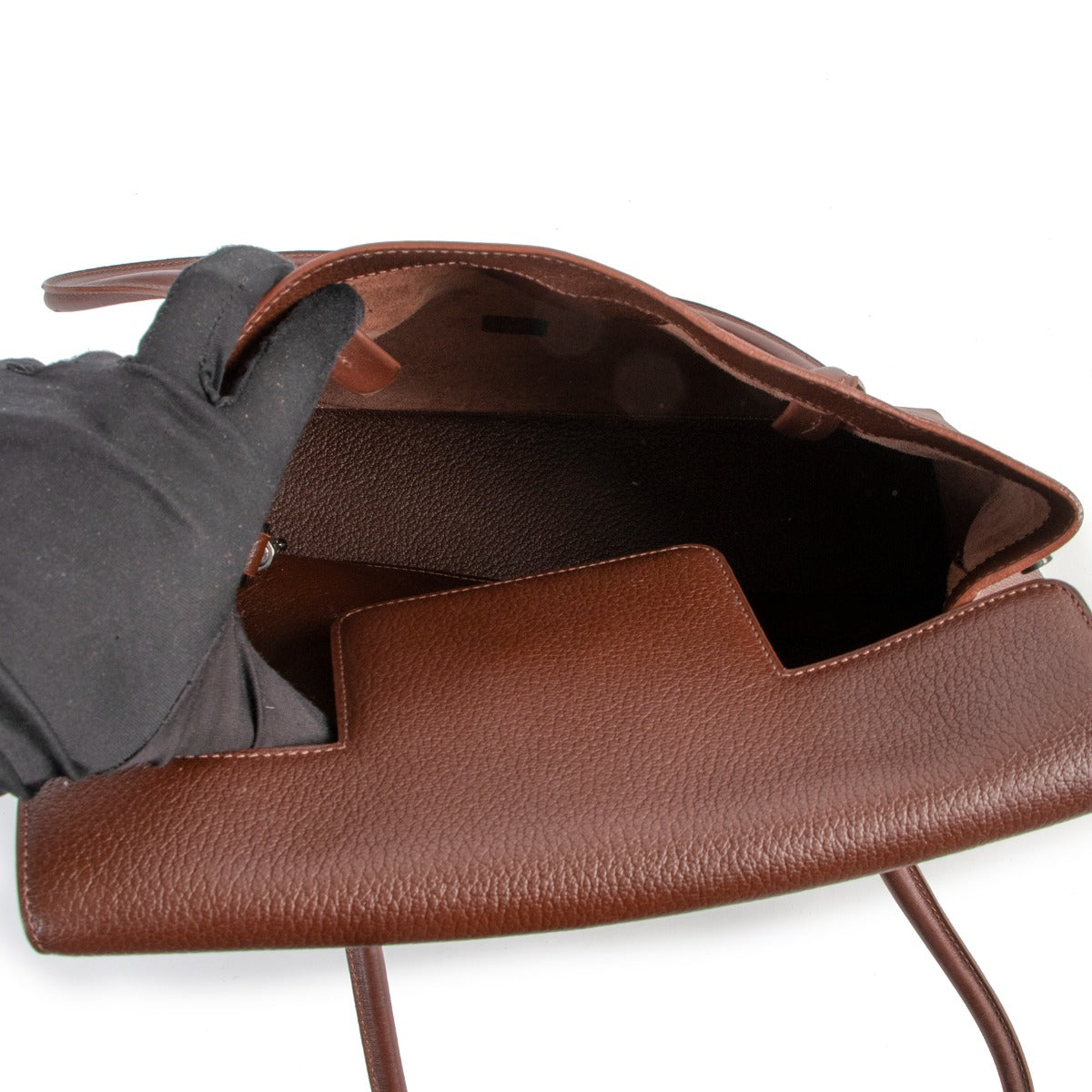 Delvaux Brown Shoulder Bag 100% authenticity