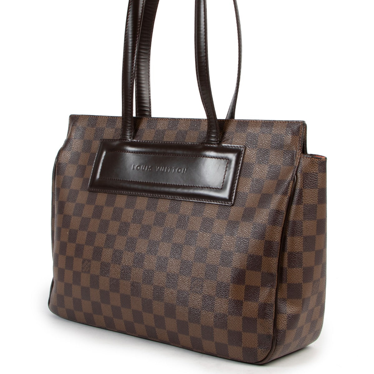 This Louis Vuitton Damier Ebene Canvas Parioli PM is now available to be bought. Get it now online 24/7 or in our showroom. Buy and sell your designer items.