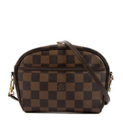 Shop safe online at Labellov in Antwerp, Brussels or Knokke this 100% authentic second hand Louis Vuitton Damier Ebene Pochette Ipanema Crossbody Bag