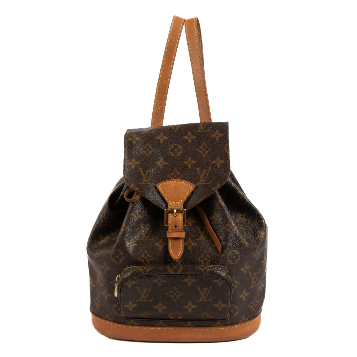 Shop safe online at Labellov in Antwerp, Brussels or Knokke this 100% authentic second hand Louis Vuitton Monogram Montsouris Backpack