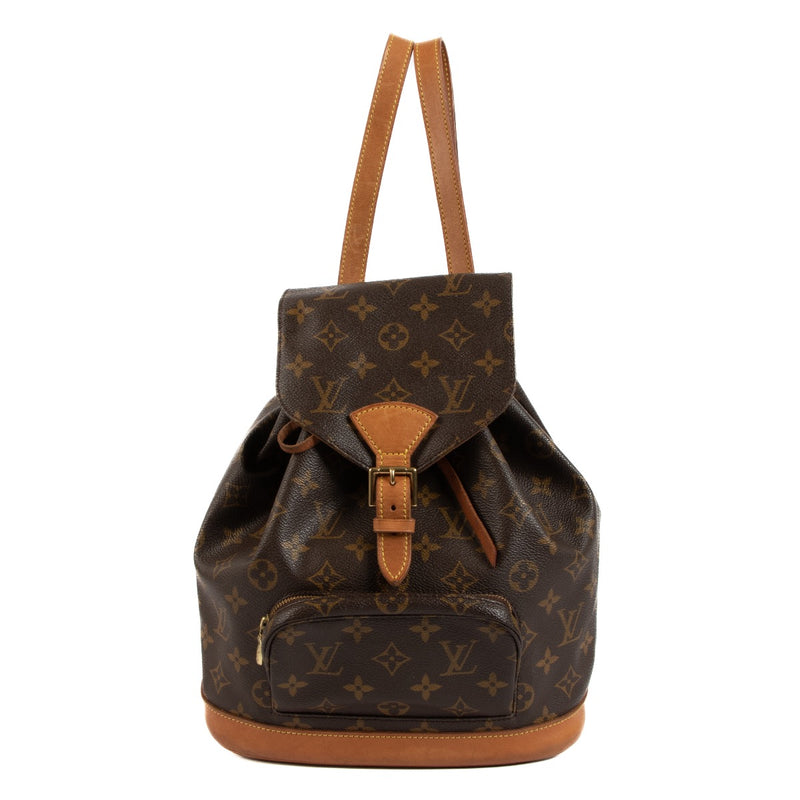 Shop safe online at Labellov in Antwerp, Brussels or Knokke this 100% authentic second hand Louis Vuitton Monogram Montsouris Backpack