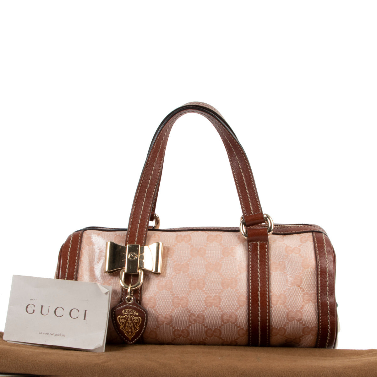 Gucci Duchessa Crystal GG Small Boston Bag