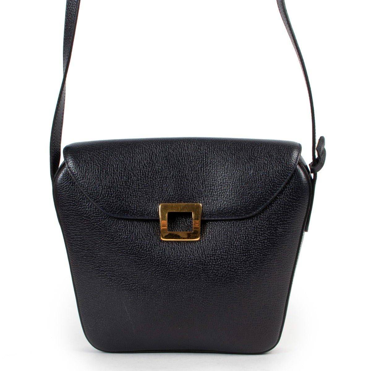 Secondhand Vintage Delvaux Blue Amitié Jumping Crossbody