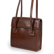 Available and ready for a new life. Buy secondhand designer items al Labellov Luxury. Get this Delvaux Brown Santal PM Shoulder Bag now online or in store