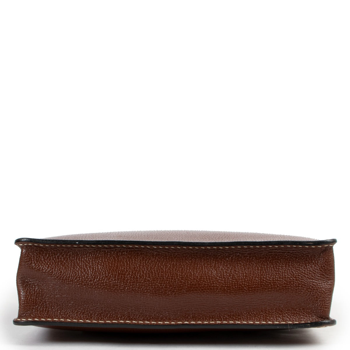 Second hand vintage authentic Delvaux Brown Santal PM Shoulder Bag