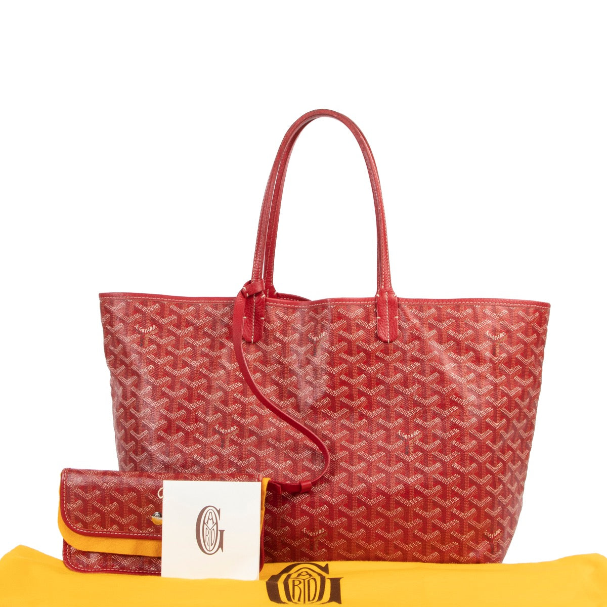 Goyard Red St. Louis PM Tote Bag shop safe online for the best price. skip the waiting list shop safe online Goyard Red St. Louis PM Tote Bag