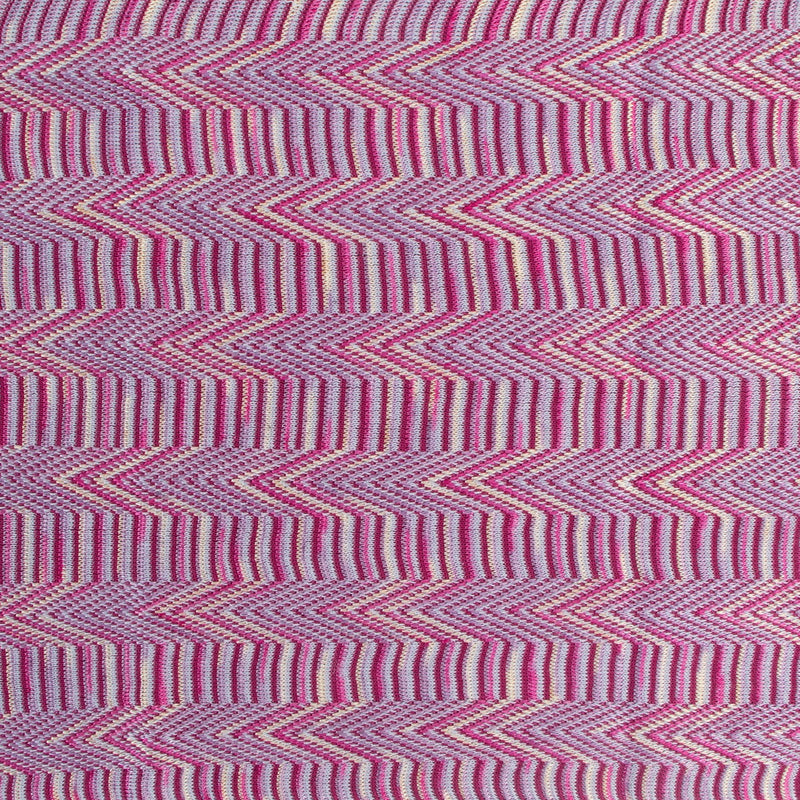 Missoni Pink Zig Zag Crochet-Knit Scarf