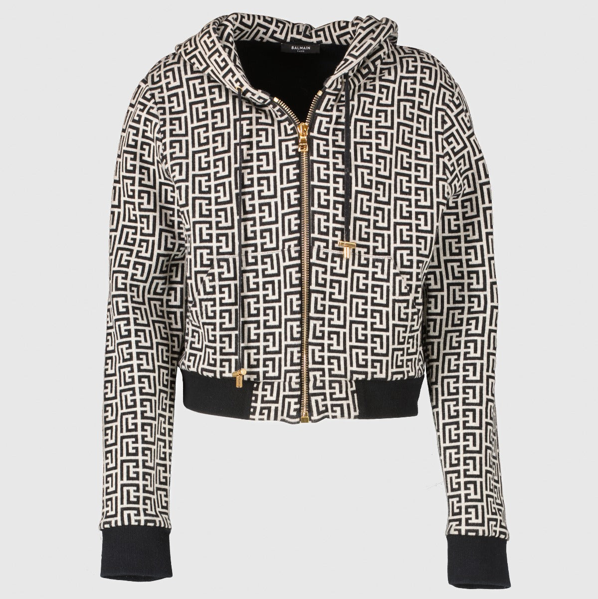 Balmain Monogram Hoodie - Size L