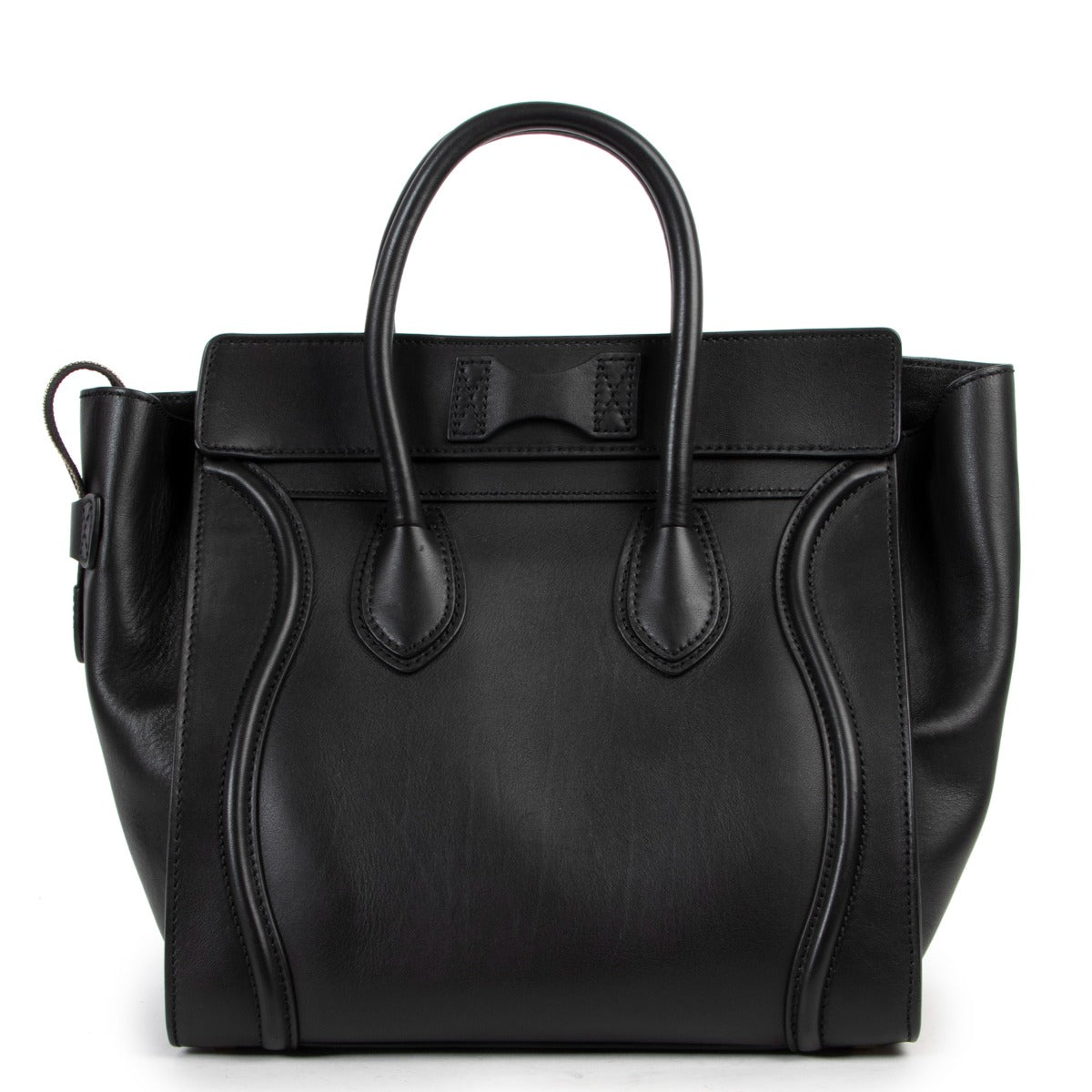 Céline Mini Luggage Black Smooth Calfskin Handbag available at Labellov. Authentic, secondhand in very good condition. Buy celine handbags at Labellov Luxury