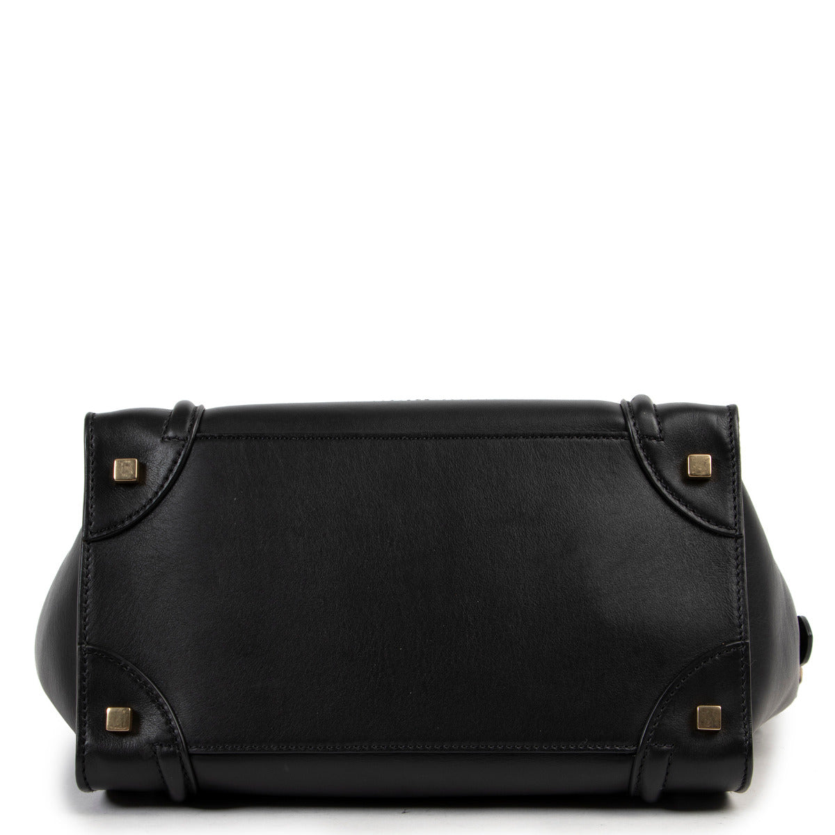Céline Mini Luggage Handtas Zwart Glad Kalfsleer