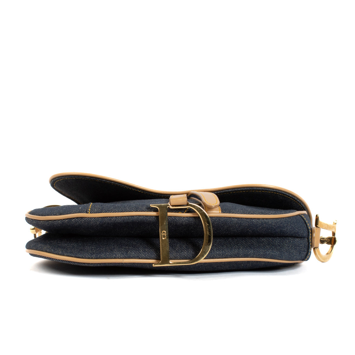 Christian Dior Denim Saddle Bag