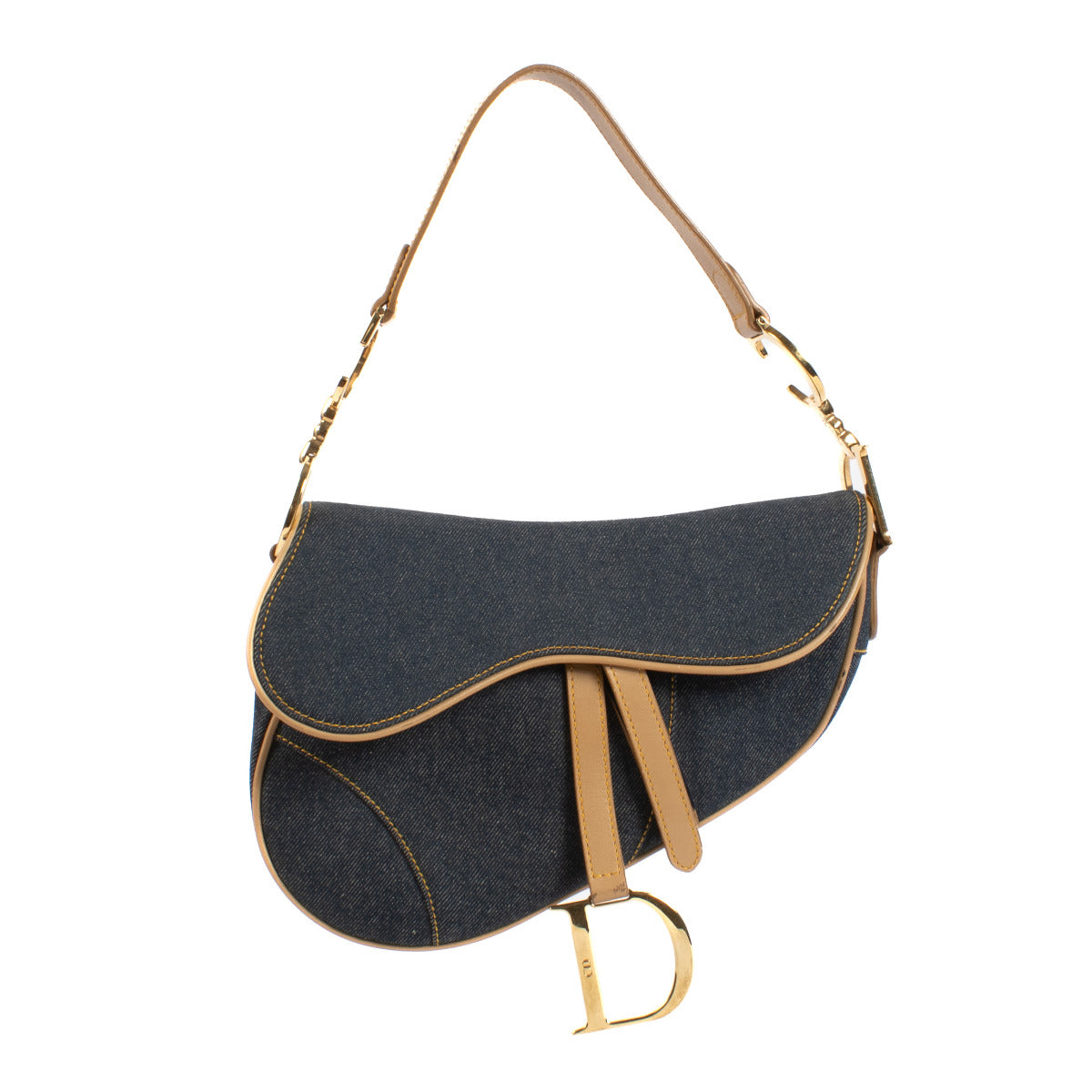 Christian Dior Denim Saddle Bag aan de beste prijs bij Labellov tweedehands luxe in Antwerpen.