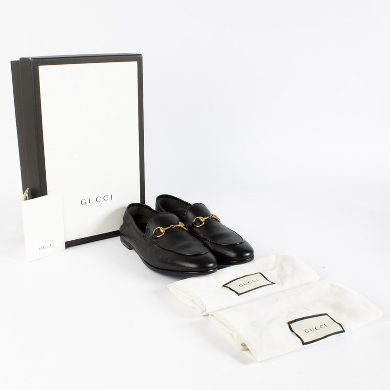 Shop safe online at Labellov in Antwerp, Brussels and Knokke these 100% authentic second hand Gucci Black Leather Horsebit Loafers - size 36,5