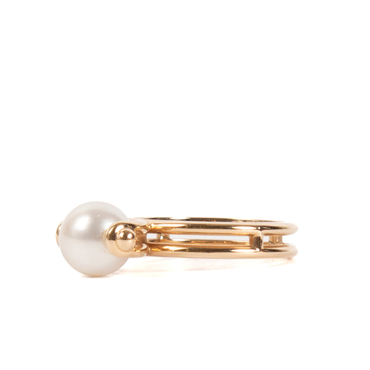 Hermès Rose Gold Chandra Ring PM - 51