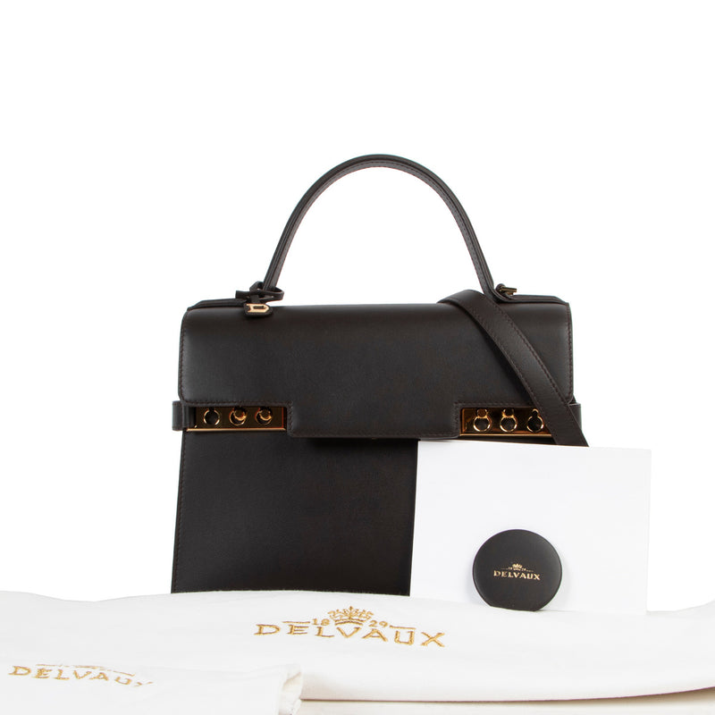 Delvaux Brown Tempête MM Soepel Kalfsleer