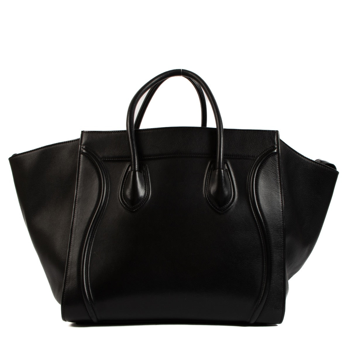 Shop safe online at Labellov in Antwerp, Brussels and Knokke this 100% authentic second hand Celine Black Medium Luggage Tote Bag