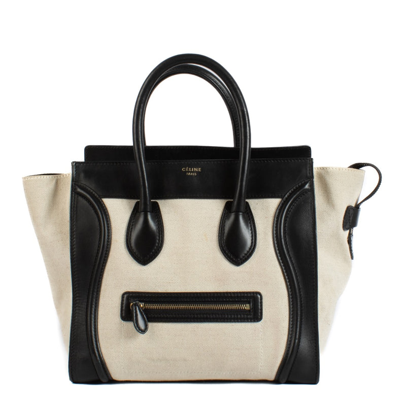 Shop safe online at Labellov in Antwerp, Brussels and knokke this 100% authentic second hand Celine Canvas/Leather Mini Luggage Bag