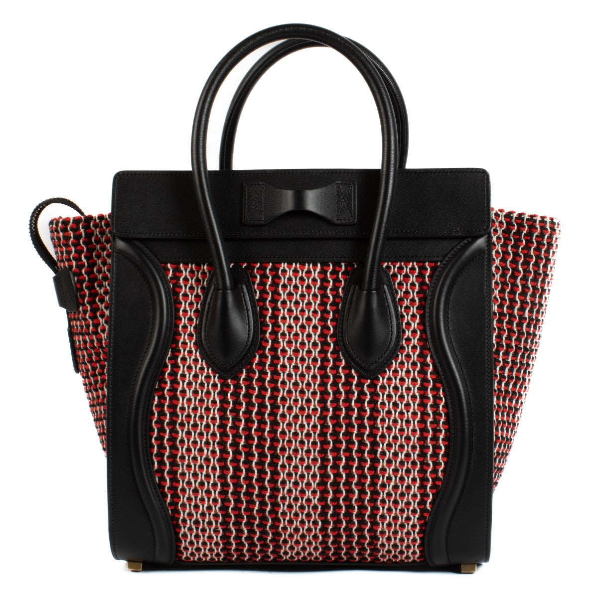 Shop safe online at Labellov in Antwerp, Brussels and knokke this 100% authentic second hand Celine Multicolor Tweed Mini Luggage Bag