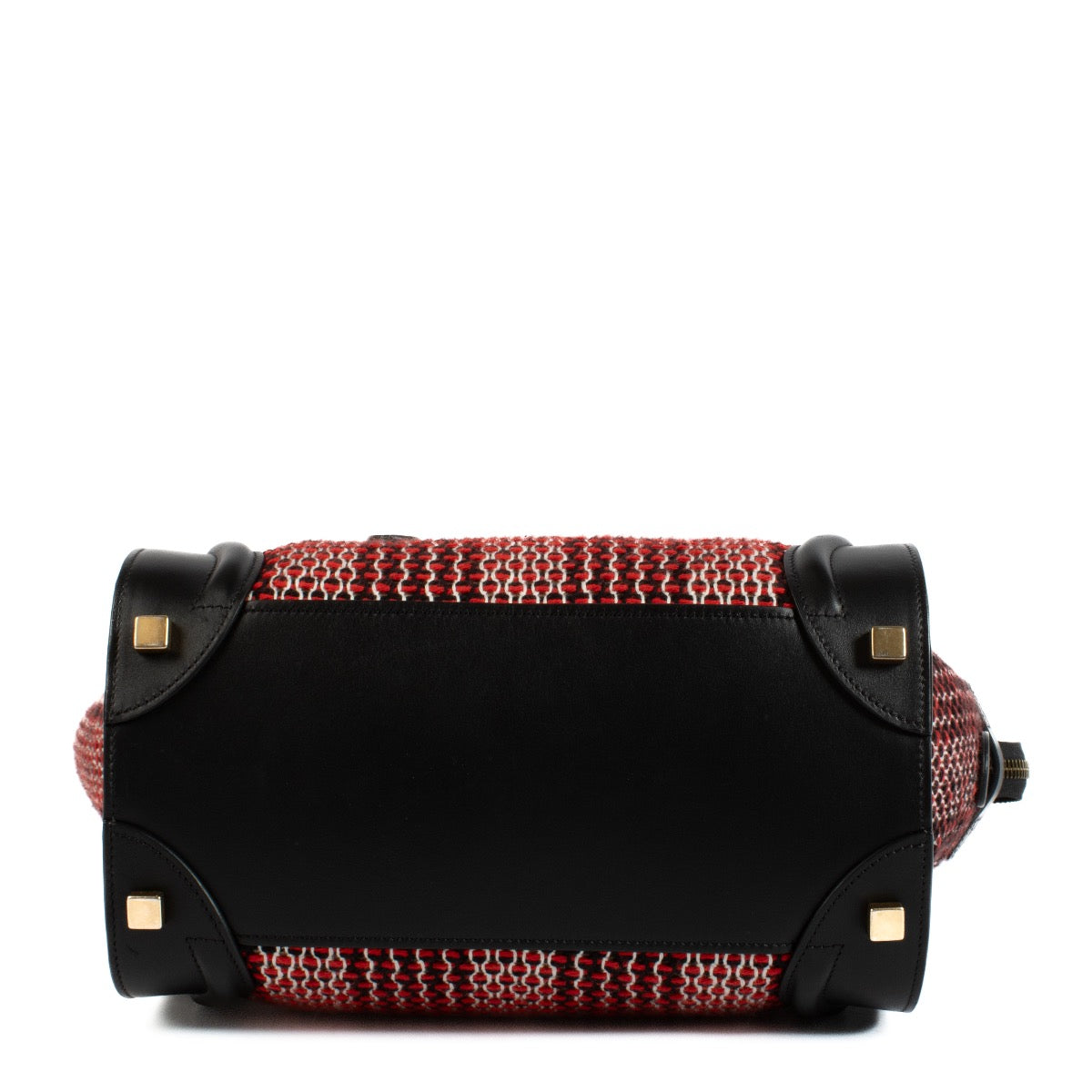 Shop safe online at Labellov in Antwerp, Brussels and knokke this 100% authentic second hand Celine Multicolor Tweed Mini Luggage Bag