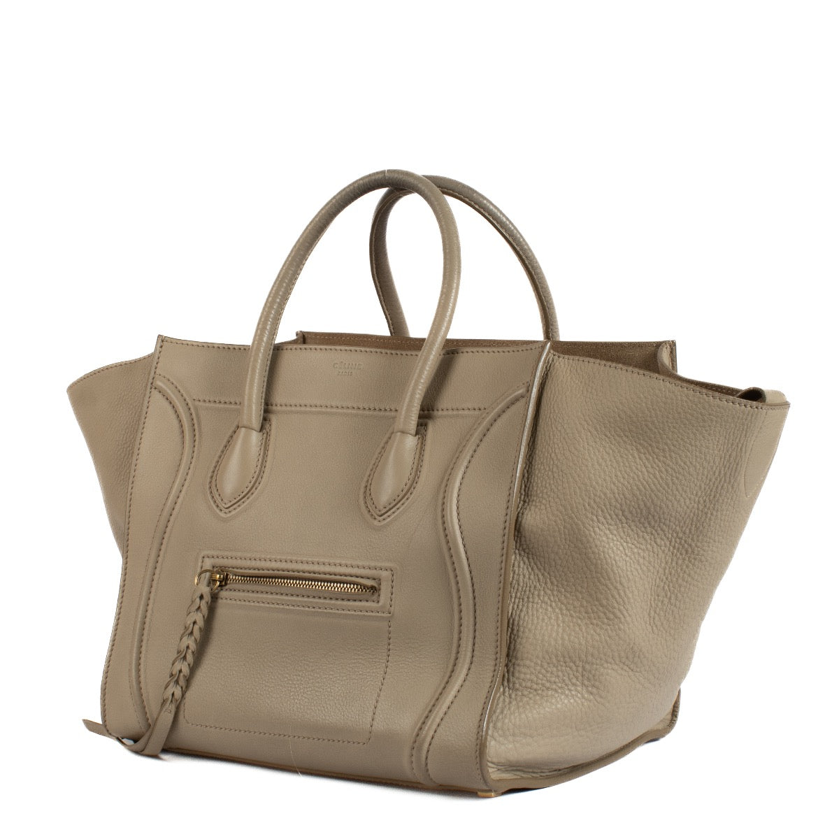 Shop safe online at Labellov in Antwerp, Brussels and knokke this 100% authentic second hand Celine Beige Medium Luggage Phantom Bag