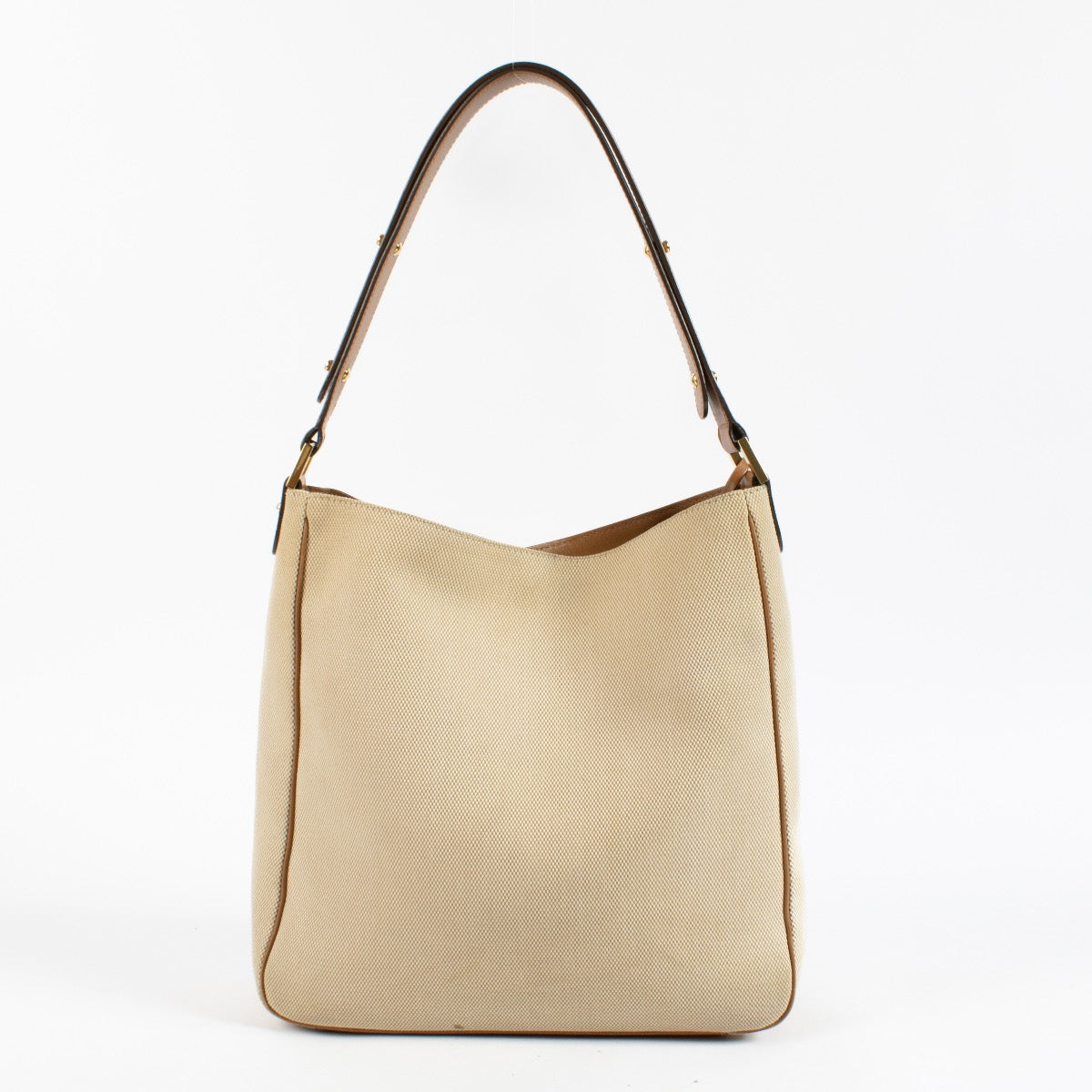 Shop 100% authentic secondhand Delvaux Beige Canvas Louise Bag on Labellov.com