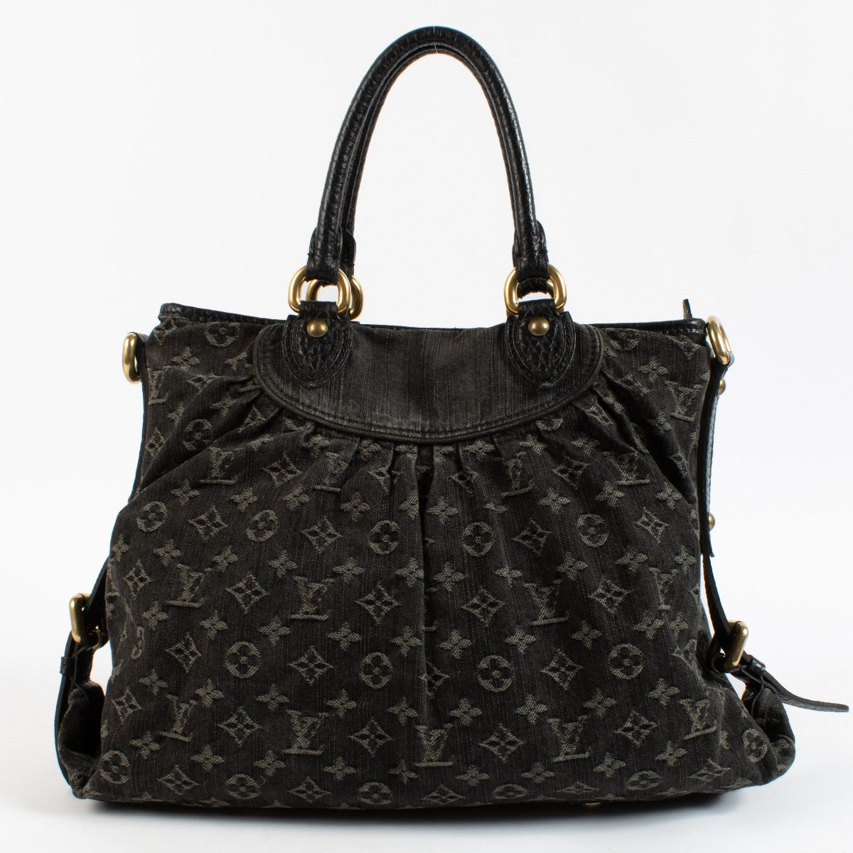Shop 100% authentic secondhand Louis Vuitton Black Monogram Denim Neo Cabby Bag on Labellov.com