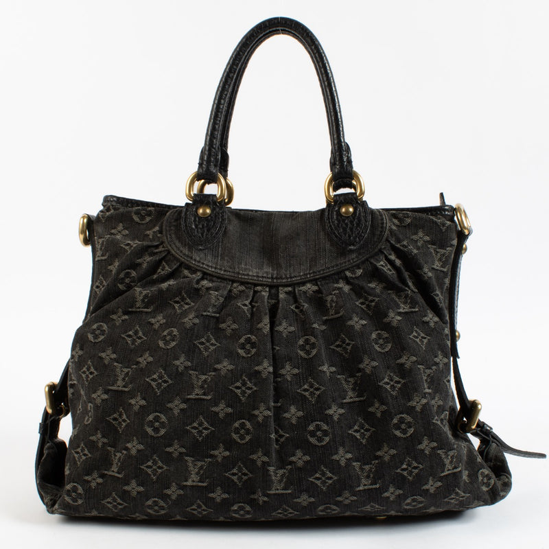 Shop 100% authentic secondhand Louis Vuitton Black Monogram Denim Neo Cabby Bag on Labellov.com