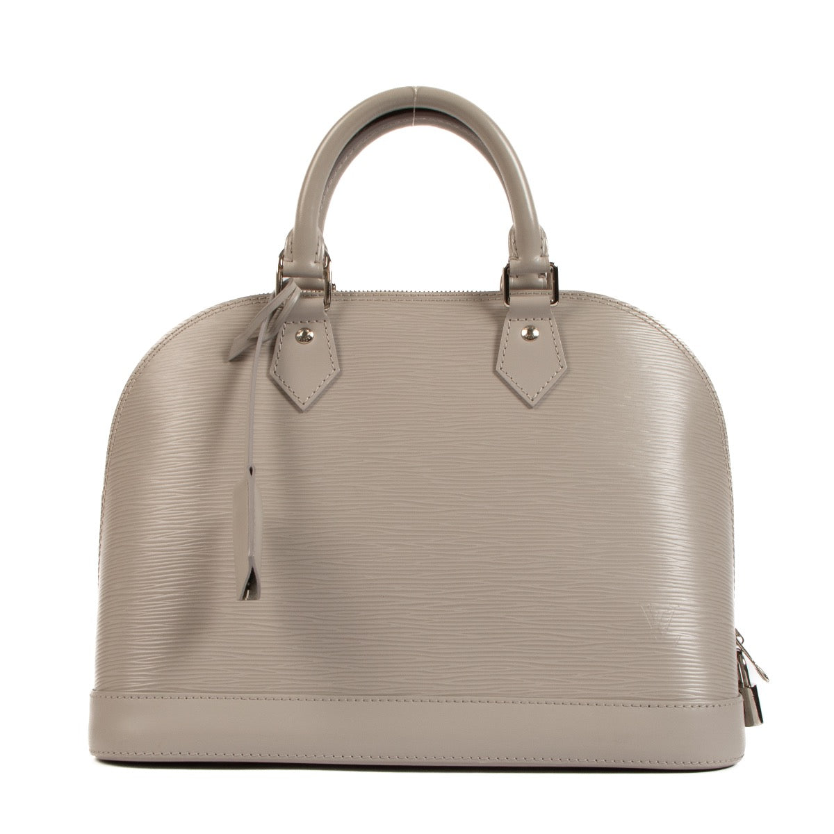 Shop 100% authentic second-hand Louis Vuitton Grey Epi Leather Alma PM Top Handle on Labellov.com