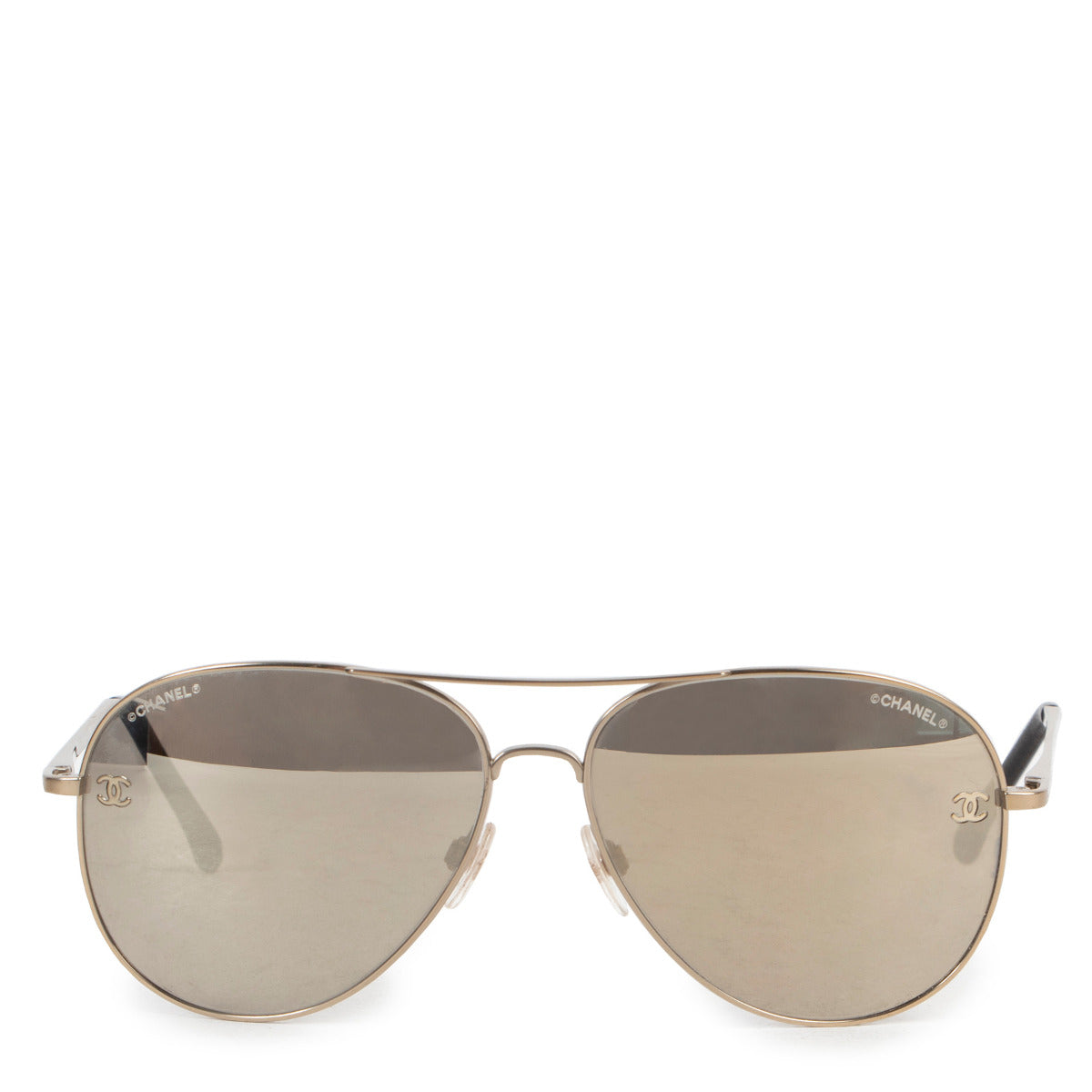Chanel silver aviator sunnies for the best price
