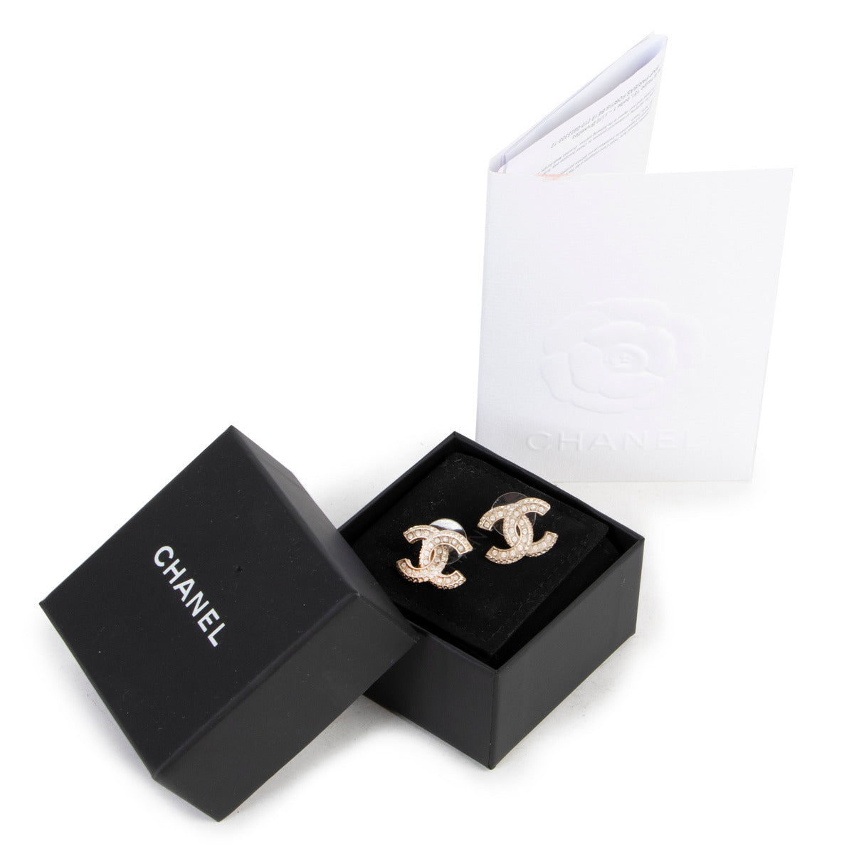Chanel Silver Earrings