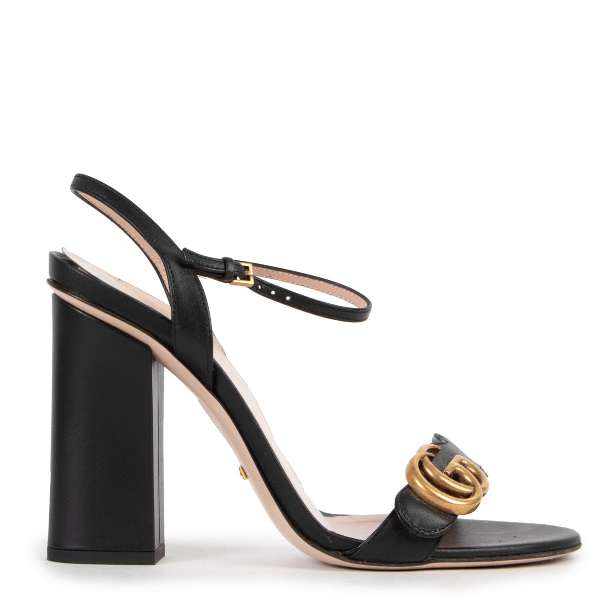 Gucci Black Marmont Heels - Size 38,5