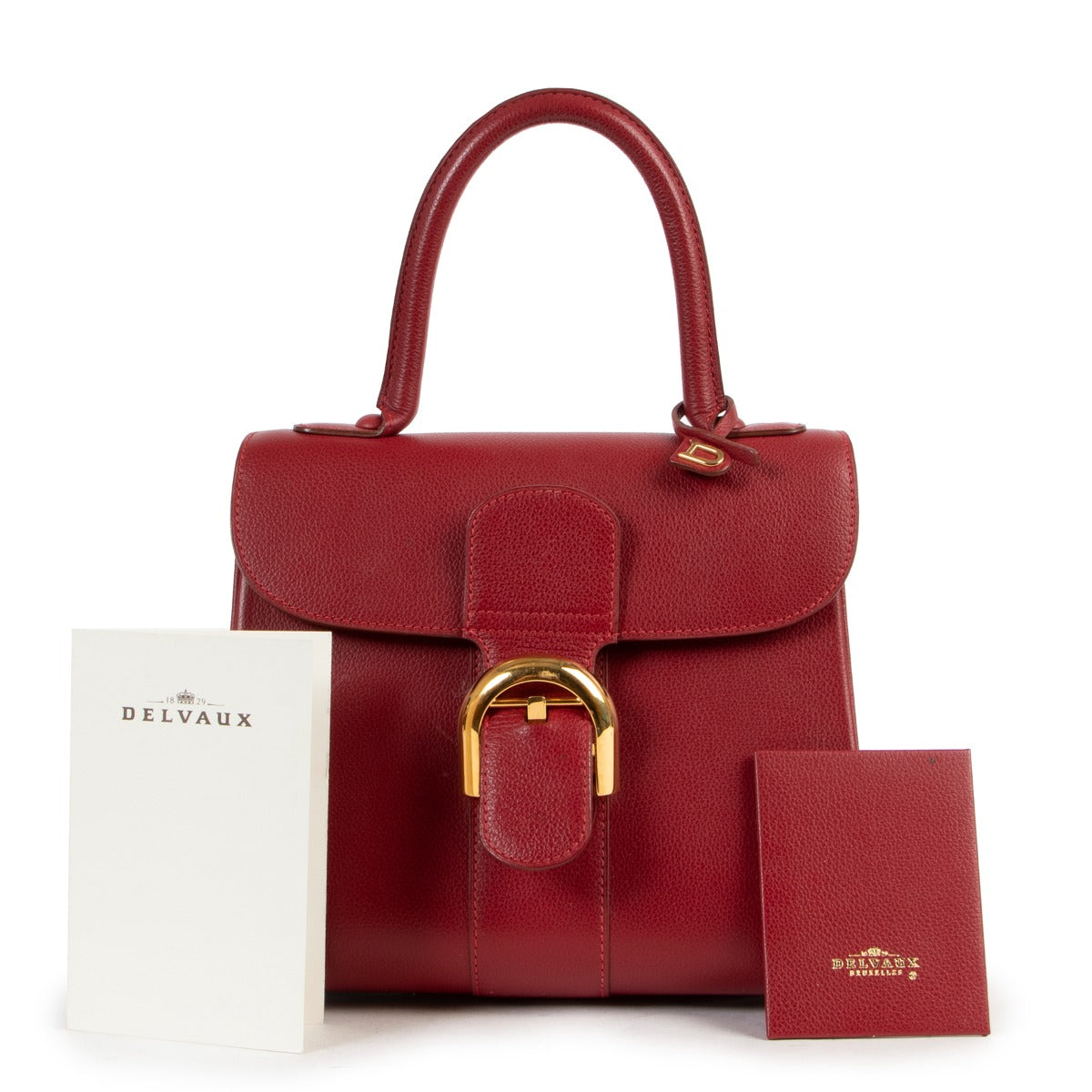 Delvaux Brillant Rosso PM Top Handle now available at Labellov. Buy and sell your designer vintage brilliant online or stop by in our showroom in Antwerp. Vintage, second hand designer Antwerp.