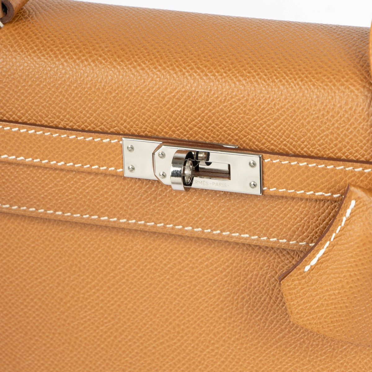 Hermès Kelly 25 Or Epsom Accastillage Palladium