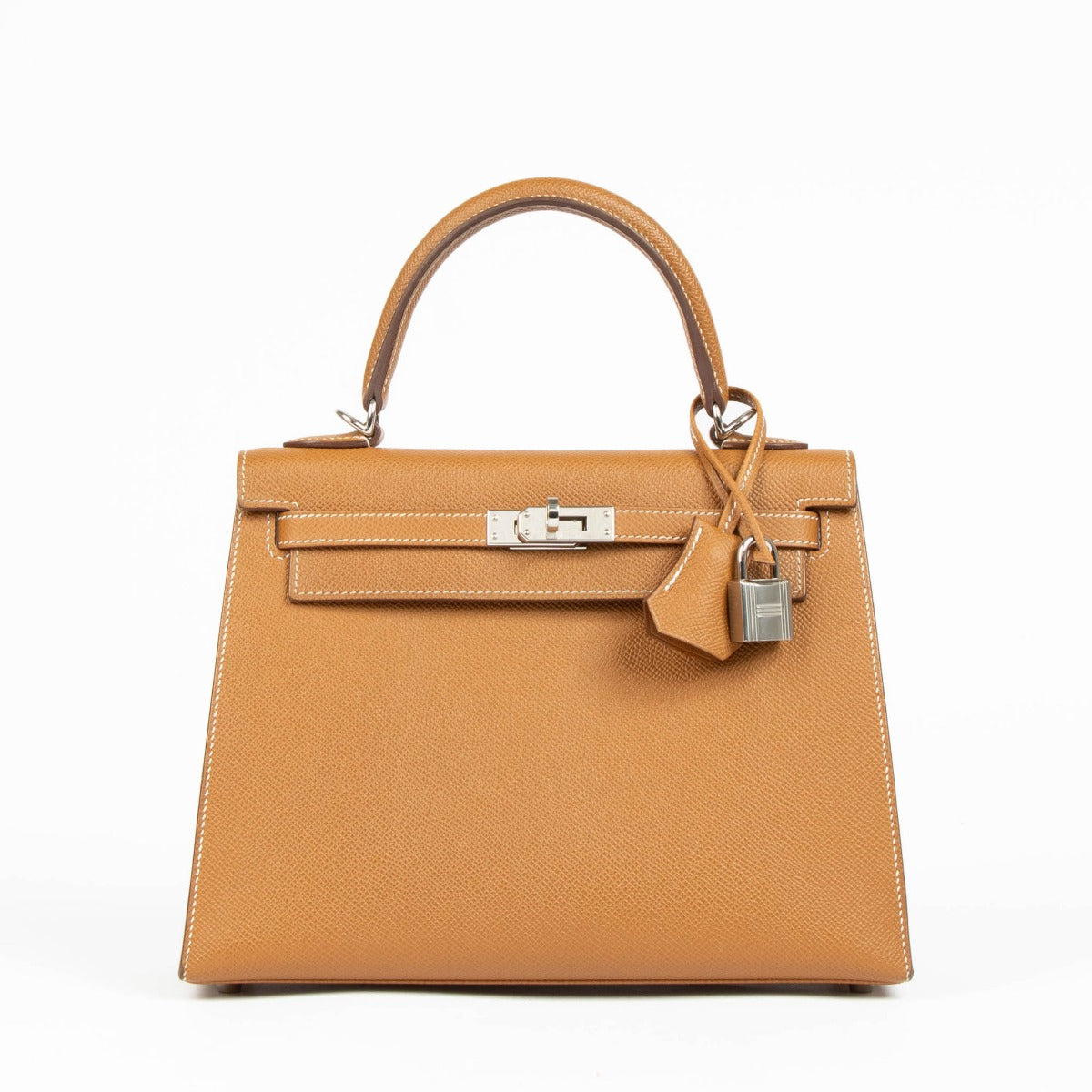 Hermès Kelly 25 Or Epsom Accastillage Palladium