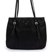 Buy authentic second hand designer vintage Prada Black Nylon Long Strap Shoulder Bag at Labellov.