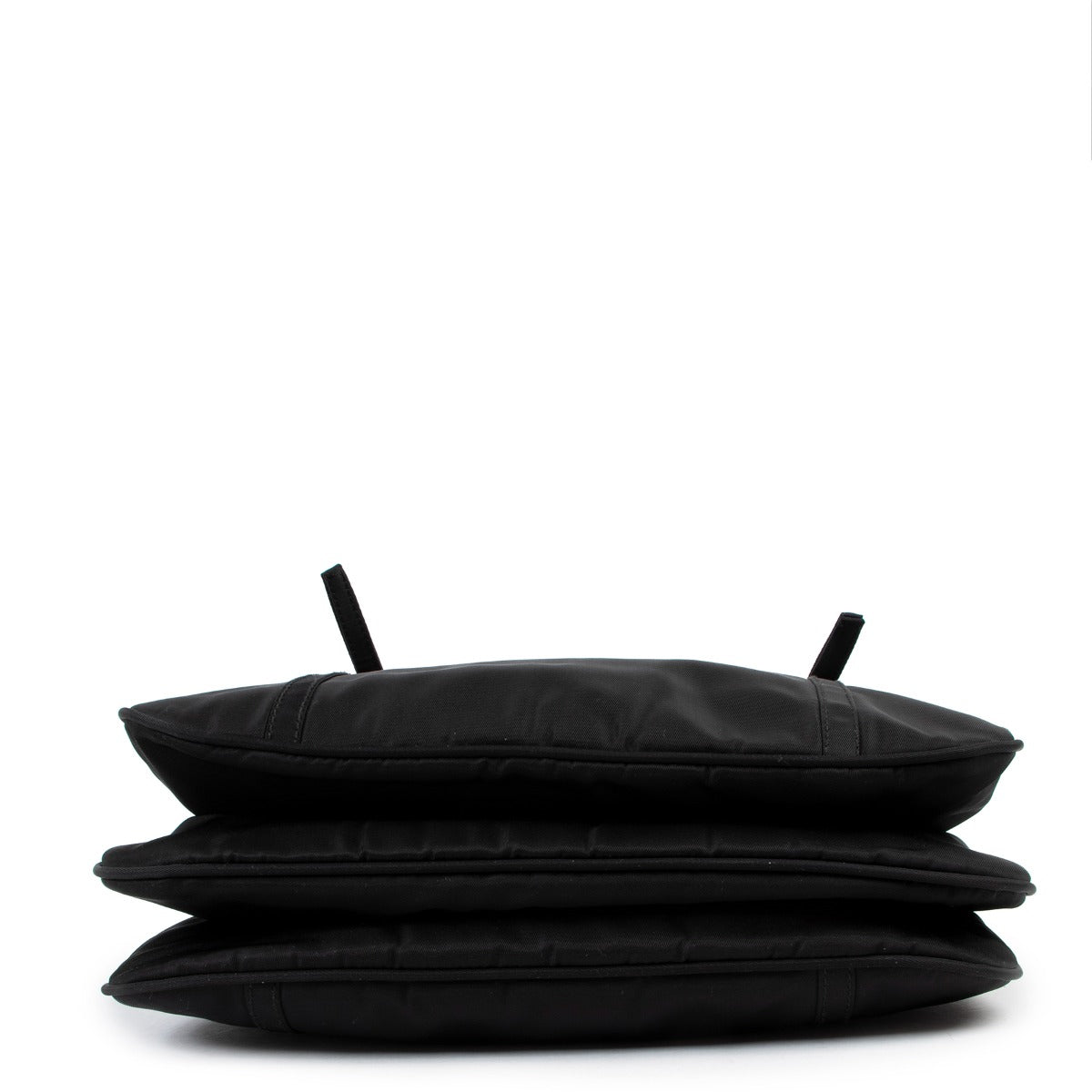 Buy authentic second hand designer vintage Prada Black Nylon Long Strap Shoulder Bag at Labellov.